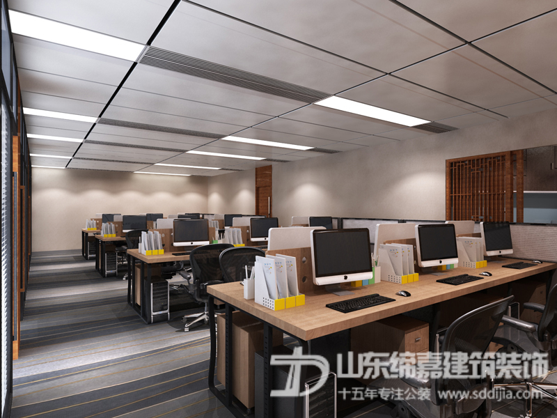 濟南辦公室裝修的實用隔斷方法，如何有效利用空間